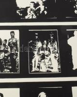 Wagner János (1936-2022): Életrajz II (cím nélkül). Szitanyomat, papír, jelezve jobbra lent: Wagner....