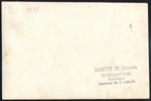 1937 Bp., a Magyar Királyi Folyam- és Tengerhajózási Részvénytársaság (MFTR) Szent László gőzhajója ...