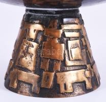 Szilágyi Ildikó: Iparművész kínáló. Jelzés nélkül, d: 18 cm, m: 11 cm