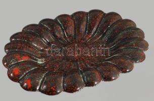 Iparművész kínáló falitál. Jelzés nélkül, hibátlan, 31x23 cm