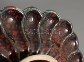 Iparművész kínáló falitál. Jelzés nélkül, hibátlan, 31x23 cm