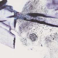 Wagner János (1936-2022): Összefüggő formák II. (cím nélkül). Akril, papír, jelezve jobbra lent: Wag...