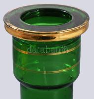 Zománcfestett váza. Jelzés nélkül, hibátlan, m: 25 cm