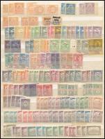 1900-1919 Kis magyar gyűjtemény, javarészt 3 példányokban, kétoldalas A4-es berakólapon