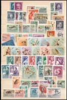 1951-1954 Kis magyar gyűjtemény, benne teljes sorok kétoldalas A4-es berakólapon