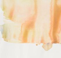 Wagner János (1936-2022): Csurgás. Akvarell, papír, jelezve jobbra lent: Wagner. Hátoldalán autográf...