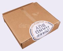 Kerámia falióra. Kvarc szerkezettel, kézzel festett, új állapotban, eredeti dobozában d: 22 cm