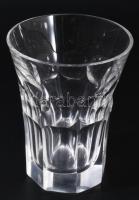 12 személyes borospohár garnitúra, hibátlan, m: 8,5 cm