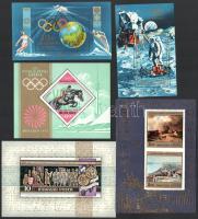 1966-1980 Magyar blokk és kisív tétel, benne több példányok is, összesen kb 233 db