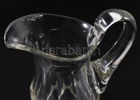 cca 1910-1930 Ólomkristály kancsó, hibátlan, m: 29 cm