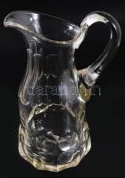 cca 1910-1930 Ólomkristály kancsó, hibátlan, m: 29 cm
