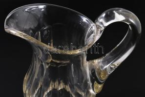 cca 1910-1930 Ólomkristály kancsó, hibátlan, m: 29 cm