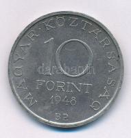 1948. 10Ft Ag "Széchenyi" T:AU,XF patina Adamo EM2