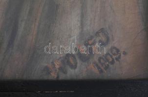 Wolf I jelzéssel (Demeczkyné Wolf Irma?): Beethoven. Olaj, karton. Jelezve balra lent. 50x34,5 cm. Ü...