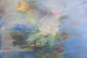 Szentgyörgyvári Gyenes Lajos, (1890-1971): Virágok, 1941. Pasztell, papír, jelzett. Hátoldalán korab...