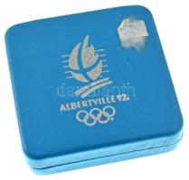 Franciaország 1990. 100Fr Ag "XVI. Téli Olimpia - Albertville 1992 - Gyorskorcsolya" tanús...