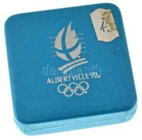 Franciaország 1989. 100Fr Ag "XVI. Téli Olimpia - Albertville 1992 - Alpesi síelés (lesiklás)&q...