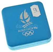 Franciaország 1991. 100Fr Ag "XVI. Téli Olimpia - Albertville 1992 - Síugrás" tanúsítvánny...