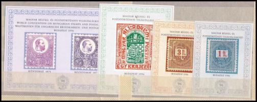 1996 MAFITT 4 darabos emlékív garnitúra