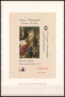 1990-2009 6 klf ajándék emlékív Bélyegvilág előfizetőknek