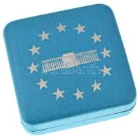 Franciaország 1991. 100Fr / 15 Ecu Ag "Descartes" tanúsítvánnyal, kapszulában, dísztokban ...