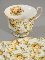 Kínai egyszemélyes teázó szett, jelzett, hibátlan, 23x16 cm