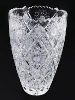 Kristály váza, hibátlan 21 cm