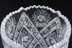 Kristály váza, hibátlan 21 cm