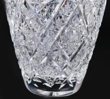 Kristály váza, hibátlan 21 cm