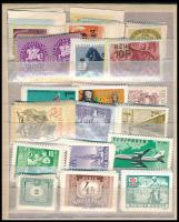 1945-1985 Összeállítás sorokkal, köztük tévnyomatok, ajnádék bélyegek, portók is (19.740)