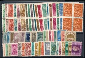 1925-1943 5 klf sor négyestömbökben + 10 db sor (20.650)