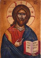 Modern kézzel festett ikon, 8x12,5 cm