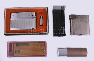 5 darab régebbi öngyújtó