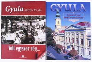 2 db könyv:Durkó-Bagyinszki-Balla-D.Nagy: Gyula régen és ma /Früher und heute/ I. + Durkó Károly Balla Tibor Bagyinszki Zoltán: Gyula régen és ma - Volt egyszer rég... Kettő. Kiadói kartonált papírkötés