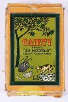 Régebbi pin up kártyapakli, 50 darab, dobozában