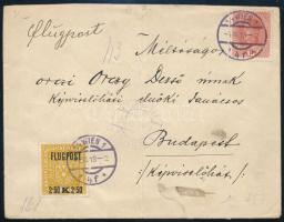 1918.07.18. Légi levél Bécsből Budapestre