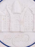 Herend porcelán plakett, bontatlan papírtokjában, 9x9 cm