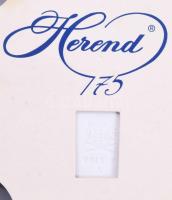 Herend porcelán plakett, bontatlan papírtokjában, 9x9 cm