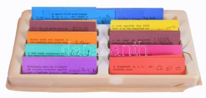 Grafoteszt íráselemző kártyacsomag, eredeti sérült dobozában