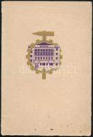 A magyarországi vas- és fémmunkások központi szövetségének székháza.    (Budapest), [é.n.]. Világosság-könyvnyomda. 54, [2] p. Kiadói papírborítóval