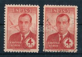 1945 Gonzales Mi 930 postatiszta és bélyegzett