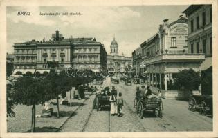 Arad Liberty square with the Rozsnyay pharmacy (wet damage)