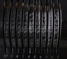 cca 1930 Brunsviga 13ZK mechanikus számológép, 23x22x14 cm /// cca. 1930 Brunsviga 13ZK mechanical c...