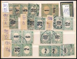1903-1914 23 db Zöldportó bélyeg (19.300)