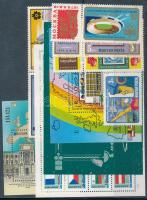 110 db sor + 4 db blokk + 5 db szelvényes bélyeg A4-es berakólapon