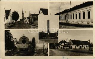 1955 Bátaszék, mozaiklap, Uránia mozi. Művészeti Alkotások (fa)