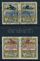 Barcelona 1932 Kényszerfelár Mi II 2 klf. pár