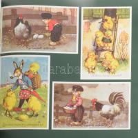 2 db könyv: Egri János (szerk.): Húsvét régi képeslapokon. Budapest, 1987. Terra - Kossuth nyomda. K...