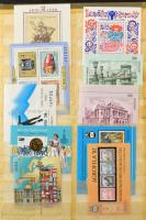 72 db klf blokk és kisív 9 db berakólapon