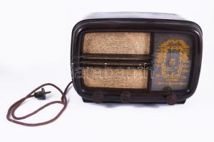 1949/1950 Philips Rhapsodie BA393A rádió, 38x24 cm